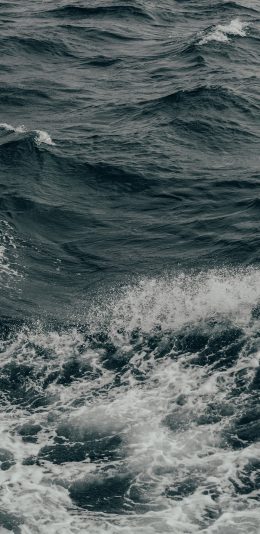 [2436x1125]大海 海洋 海水 浪花 苹果手机壁纸图片