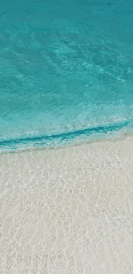 [2436x1125]大海 海洋 海水 清澈 沙滩 苹果手机壁纸图片