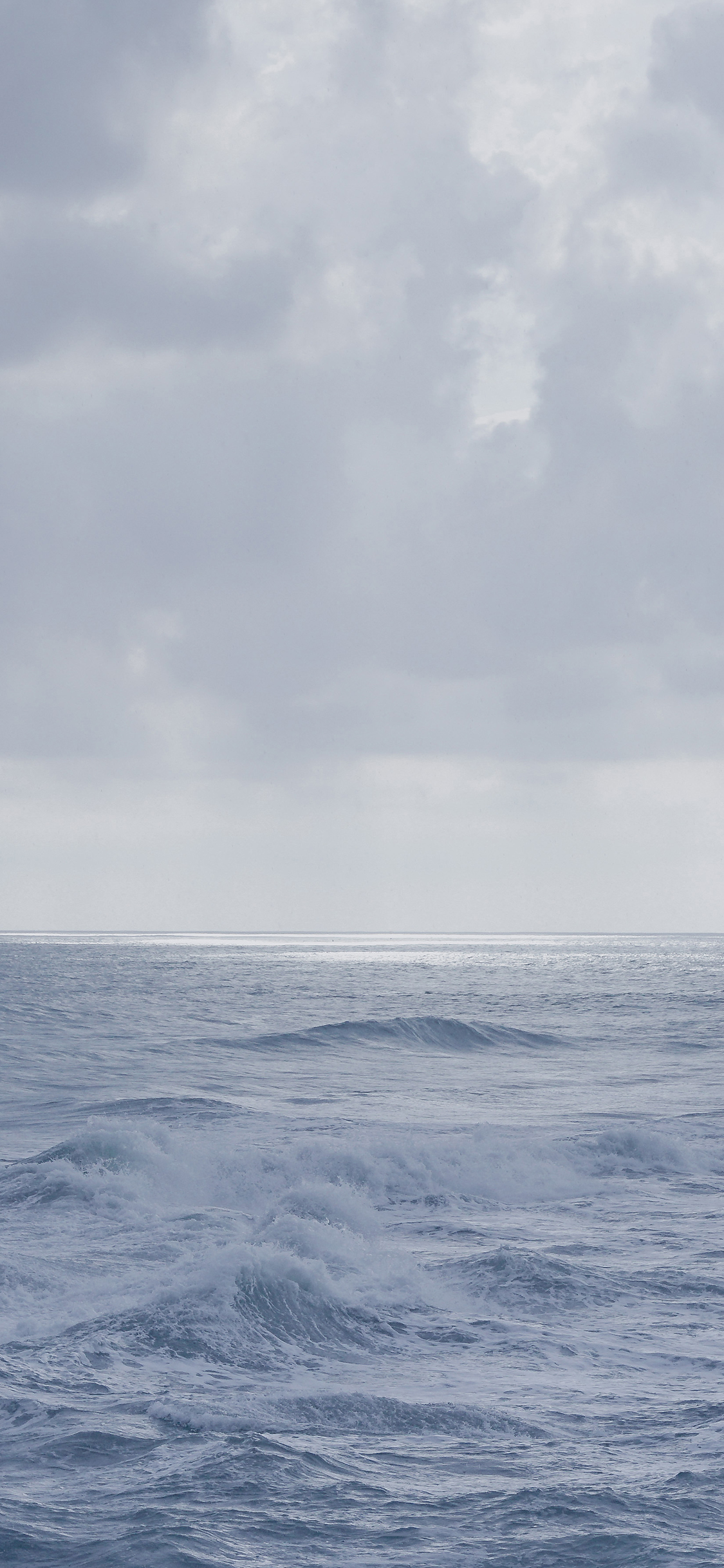 [2436×1125]大海 海洋 海面 海浪 蓝色 苹果手机壁纸图片