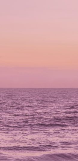 [2436x1125]大海 海面 海洋 紫色 苹果手机壁纸图片