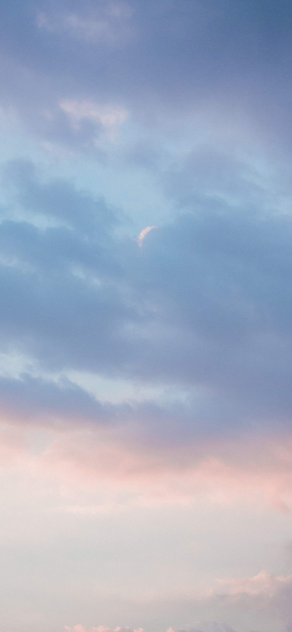 [2436×1125]天空 云彩 云海 勾月 苹果手机壁纸图片