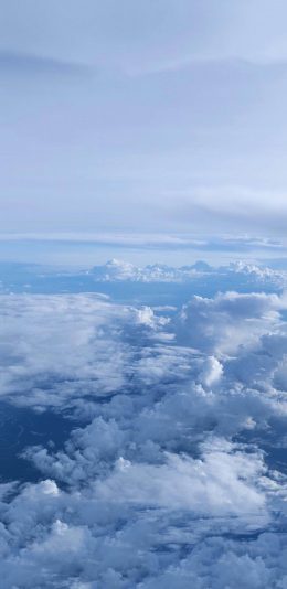 [2436x1125]天空 云朵 云层 云端 苹果手机壁纸图片