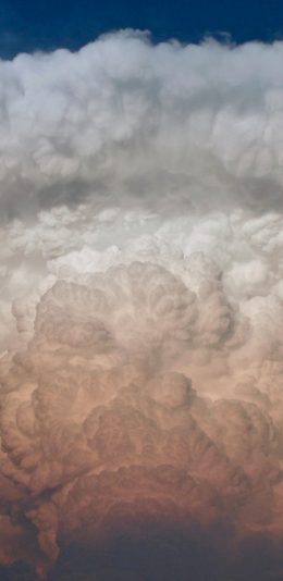 [2436x1125]天空 云朵 白云 自然美景 苹果手机壁纸图片