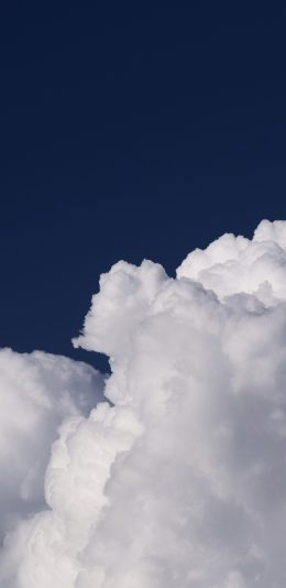 [2436x1125]天空 云朵 蓝白 白云 苹果手机壁纸图片