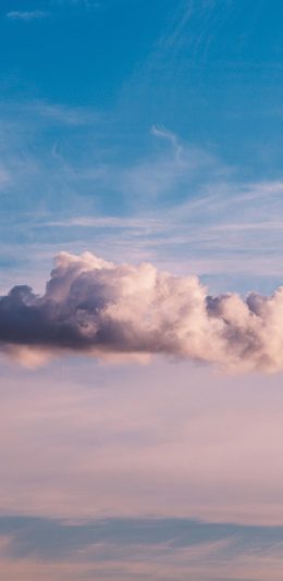 [2436x1125]天空 云朵 蓝白 蓝天白云 苹果手机壁纸图片