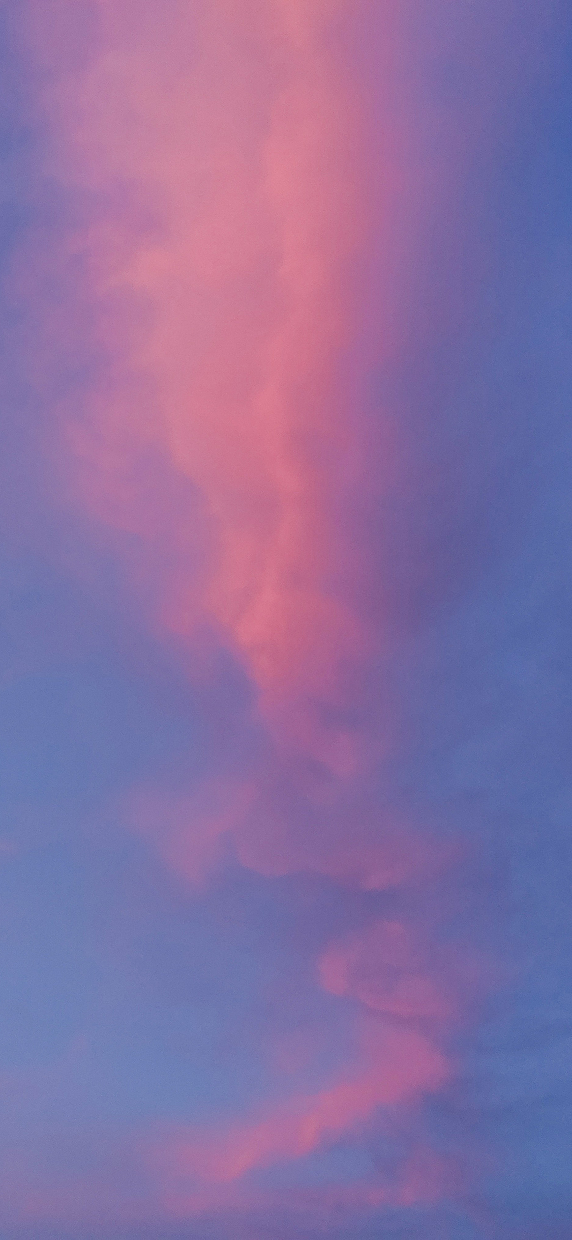 [2436×1125]天空 唯美 云彩 晚霞 苹果手机壁纸图片