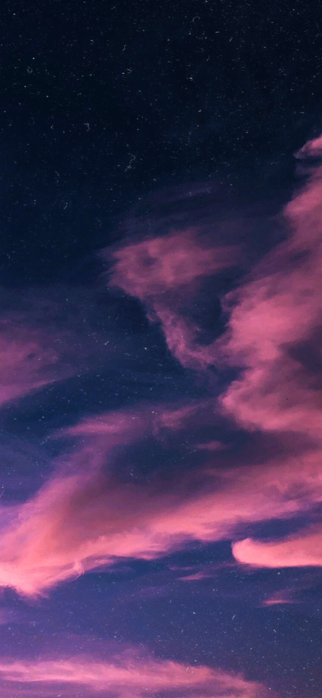 [2436×1125]天空 唯美 渐变 云彩 梦幻 苹果手机壁纸图片