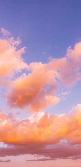 [2436x1125]天空 渐变 云层 云彩 苹果手机壁纸图片