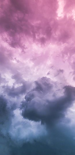 [2436x1125]天空 渐变 云彩 唯美 苹果手机壁纸图片