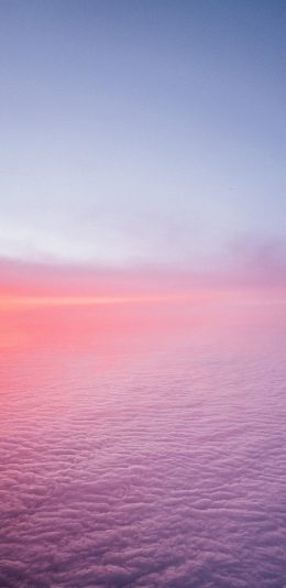 [2436x1125]天空 渐变 云海 夕阳 苹果手机壁纸图片