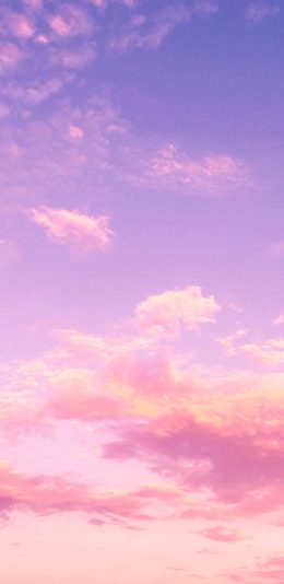[2436x1125]天空 渐变 粉色 唯美 苹果手机壁纸图片