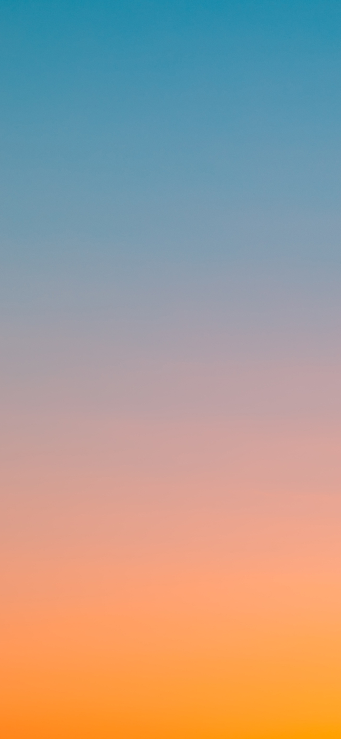 [2436×1125]天空 渐变 色彩 夕阳 苹果手机壁纸图片