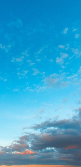 [2436x1125]天空 渐变 蓝天 云彩 苹果手机壁纸图片