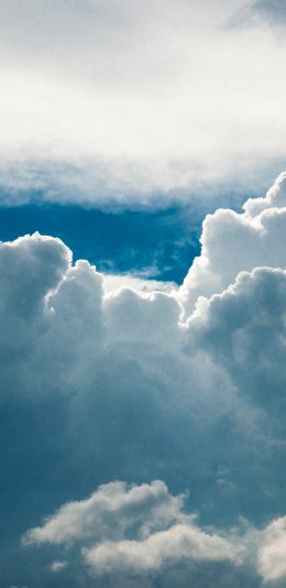 [2436x1125]天空 蓝天白云 唯美 云层 苹果手机壁纸图片