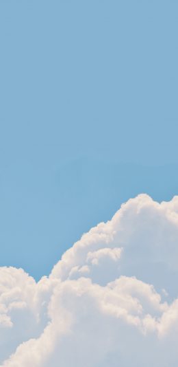 [2436x1125]天空 蓝色 白云 小清新 苹果手机壁纸图片