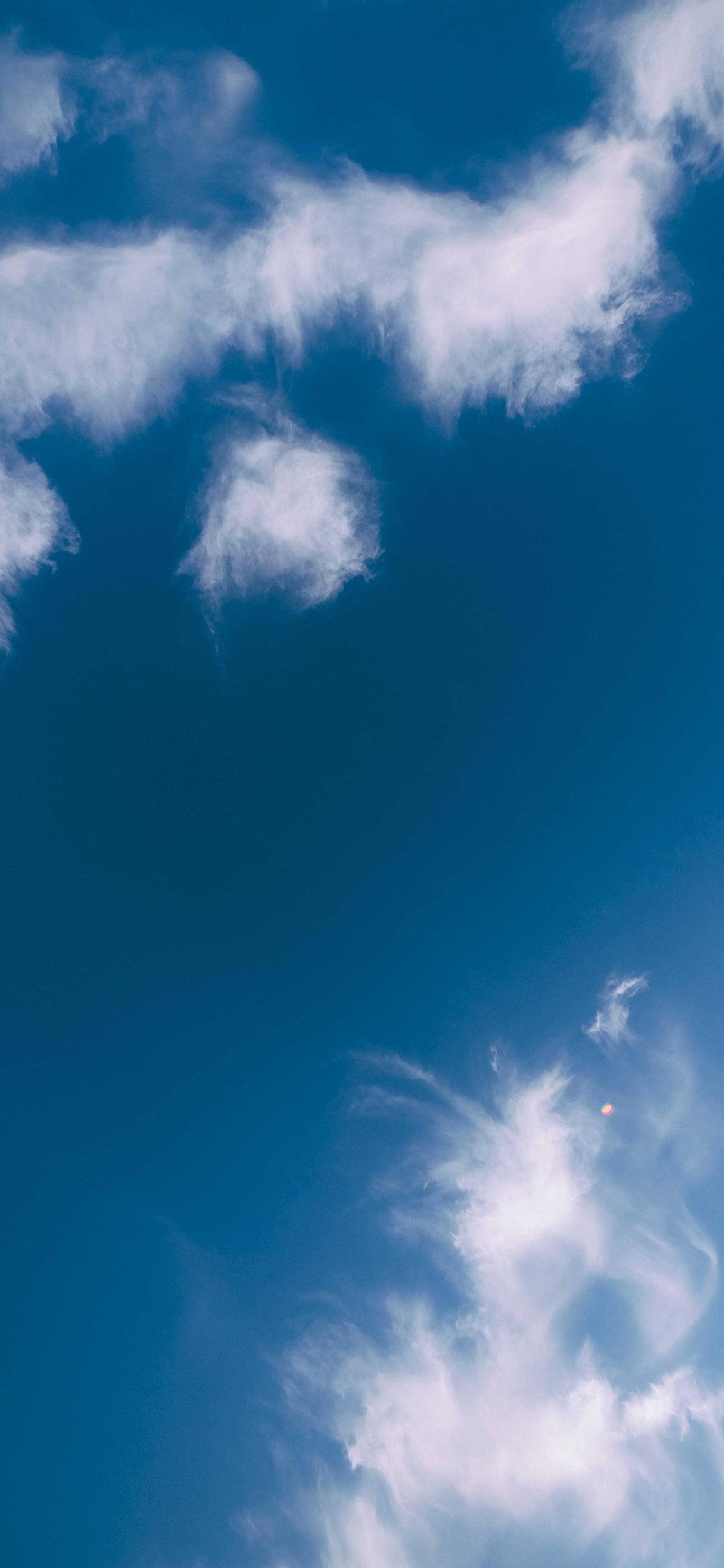 [2436×1125]天空 蔚蓝 云彩 蓝天 苹果手机壁纸图片