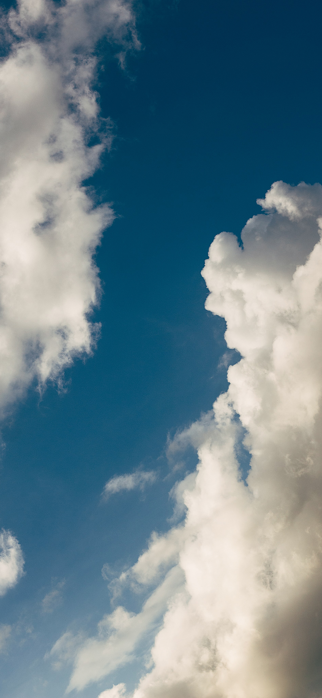 [2436×1125]天空 蔚蓝 白云 云彩 苹果手机壁纸图片