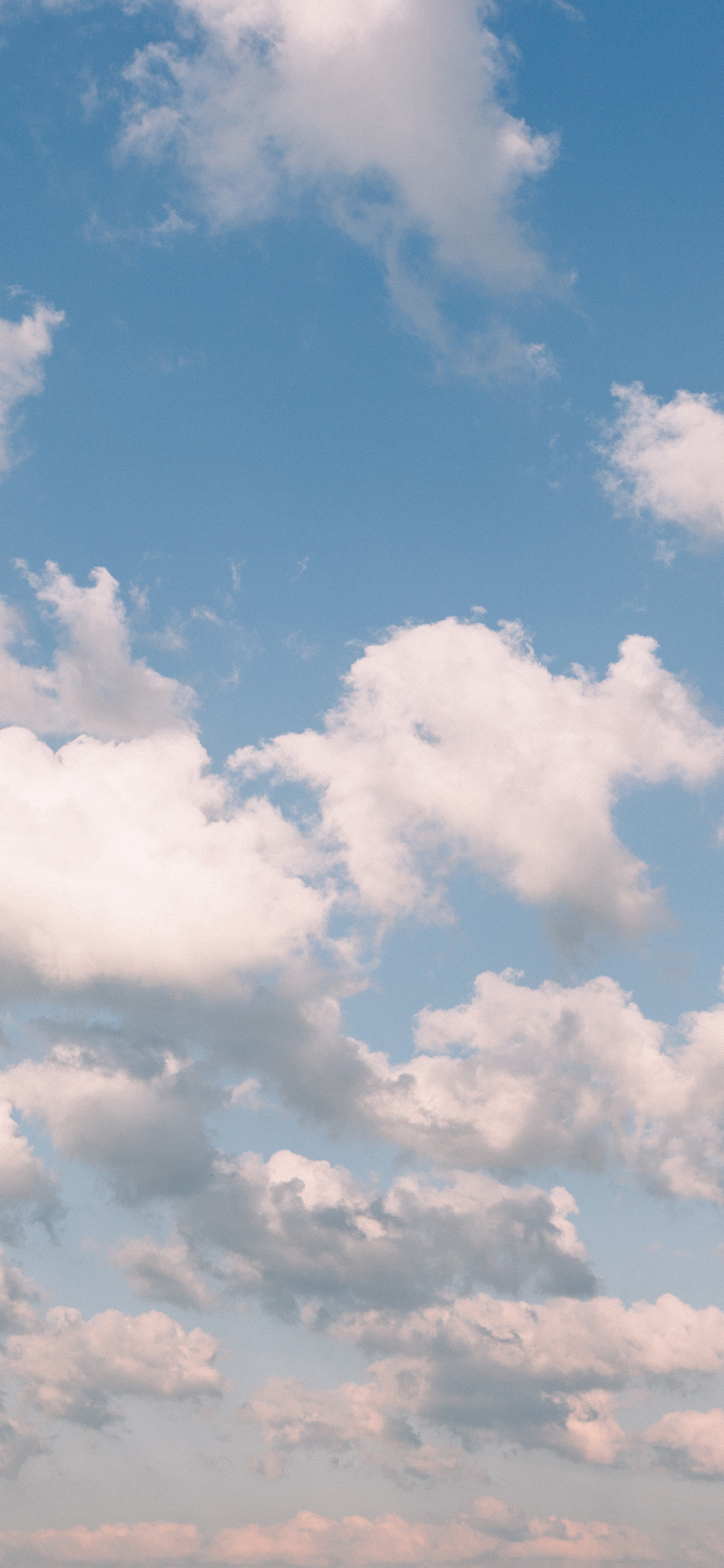[2436×1125]太空 蓝天白云 晴天 苹果手机壁纸图片