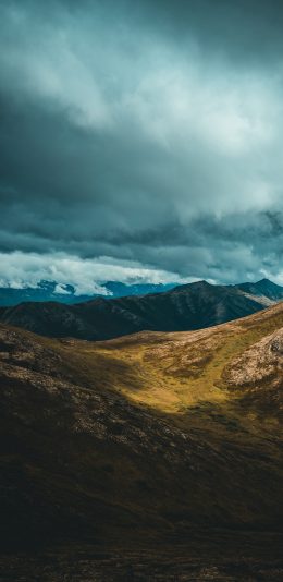 [2436x1125]山 大自然 多云 山川 苹果手机壁纸图片