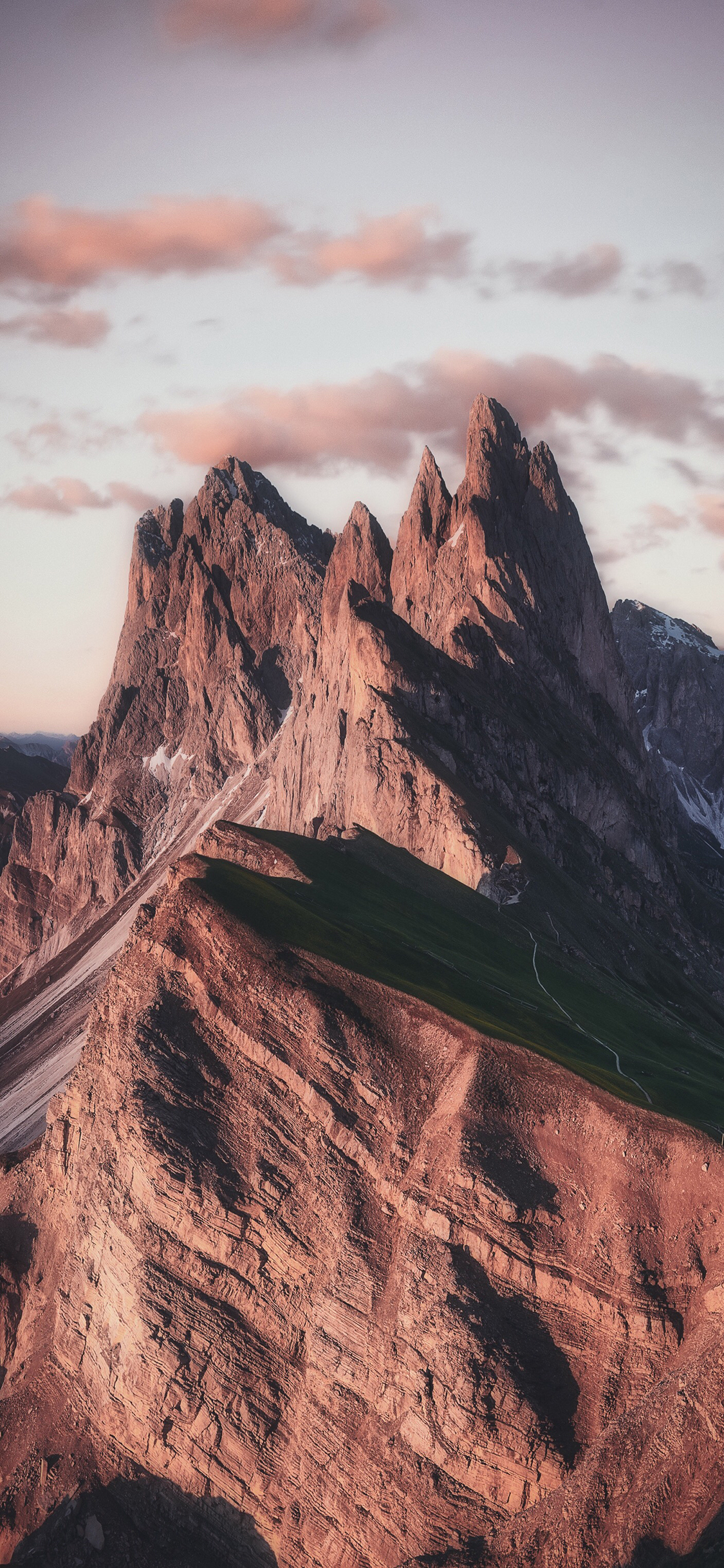 [2436×1125]山峰 山顶 大自然 顶峰 苹果手机壁纸图片