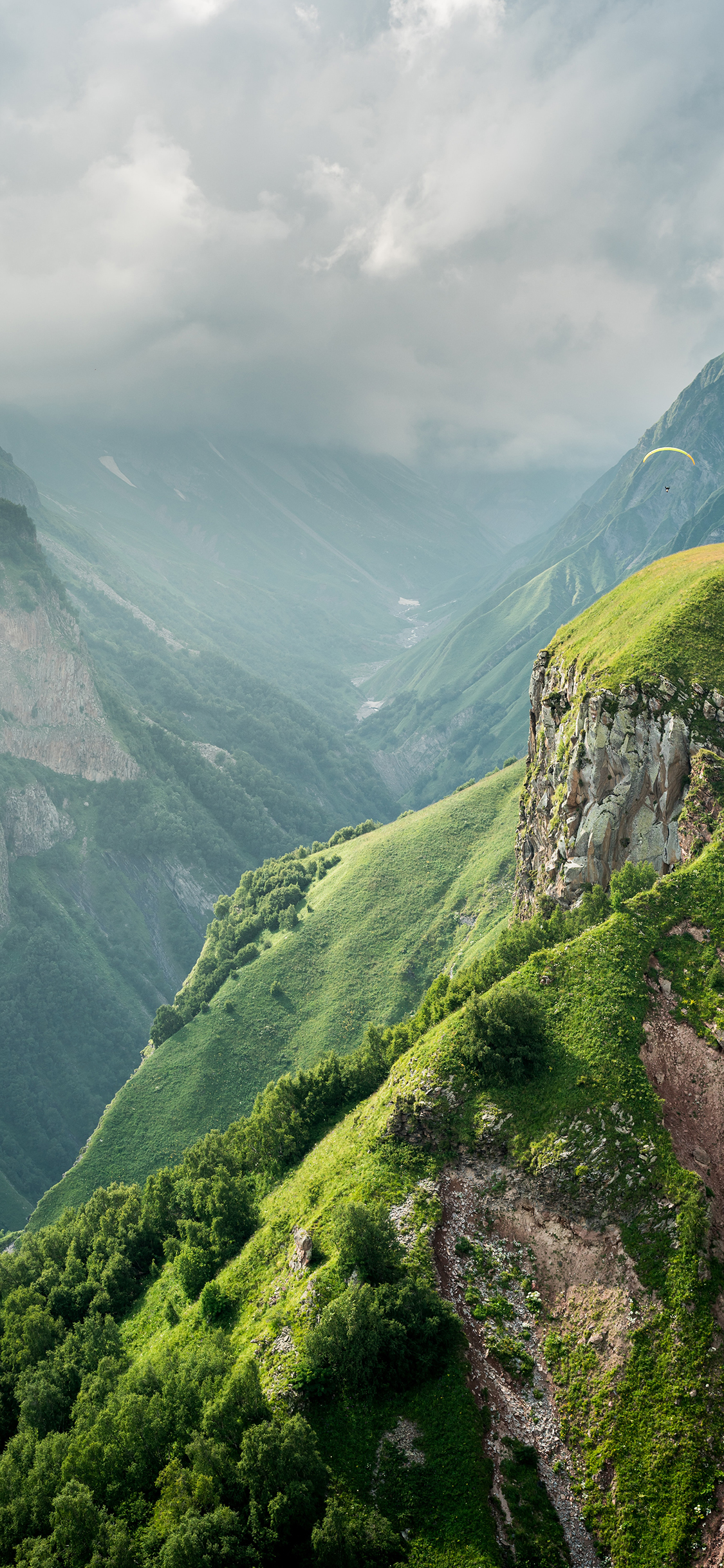 [2436×1125]山川 绿野 唯美 丛山 苹果手机壁纸图片