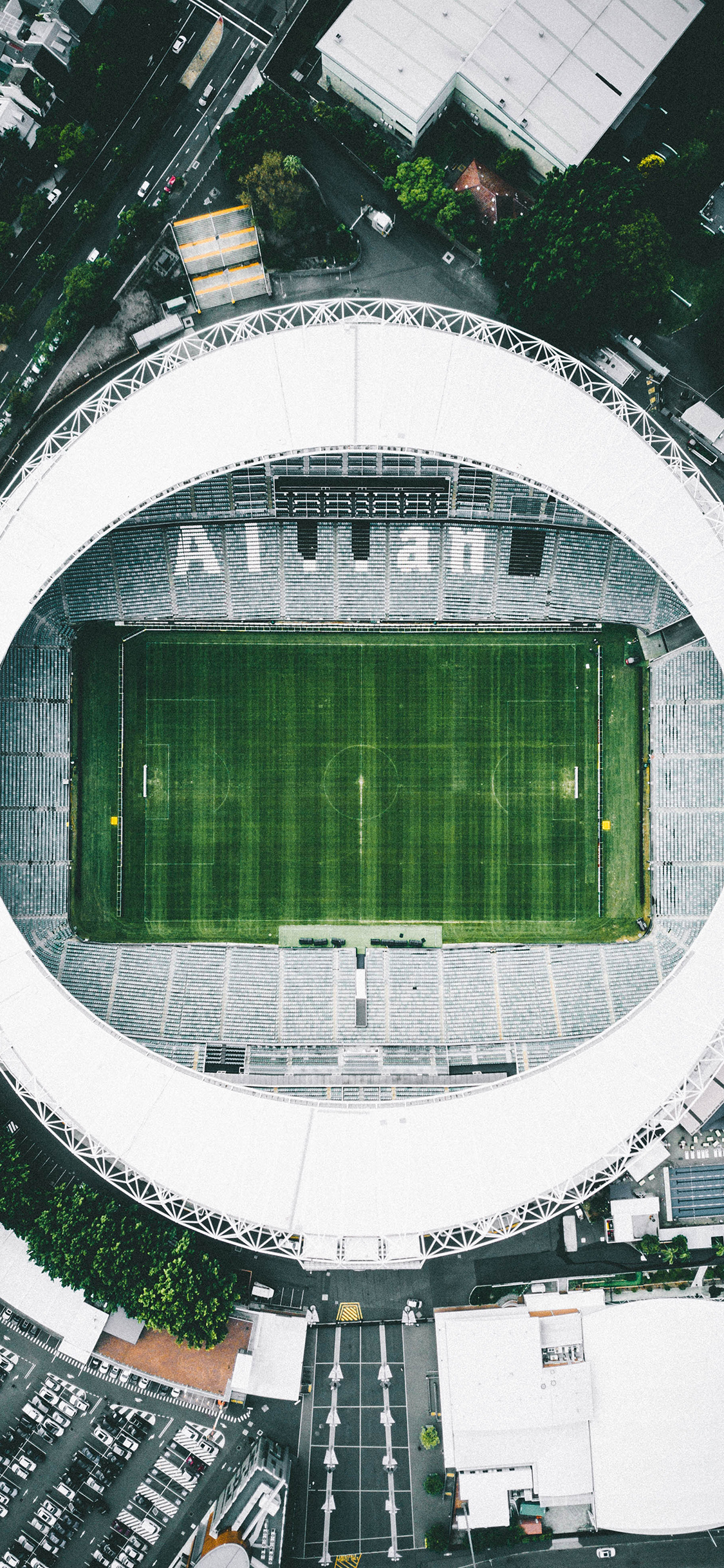 [2436×1125]建筑 体育馆 运动 俯拍 苹果手机壁纸图片