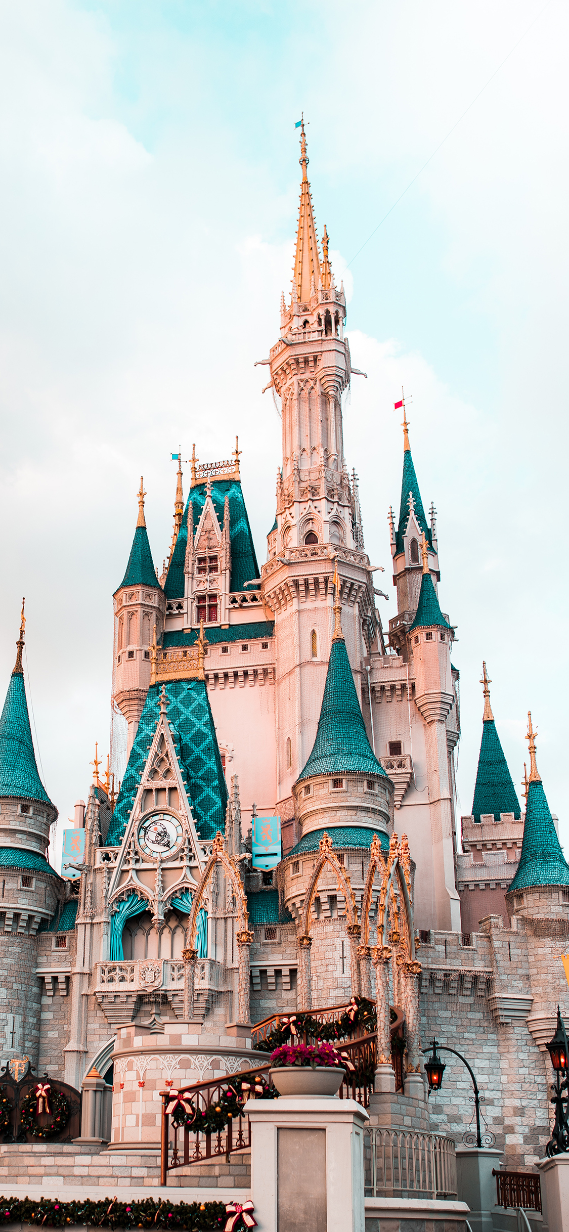 [2436×1125]建筑 城堡 异域 特色 苹果手机壁纸图片