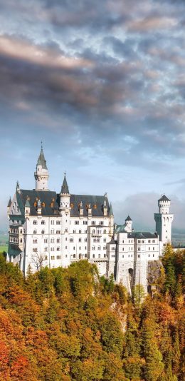 [2436x1125]建筑 城堡 欧式 复古 苹果手机壁纸图片