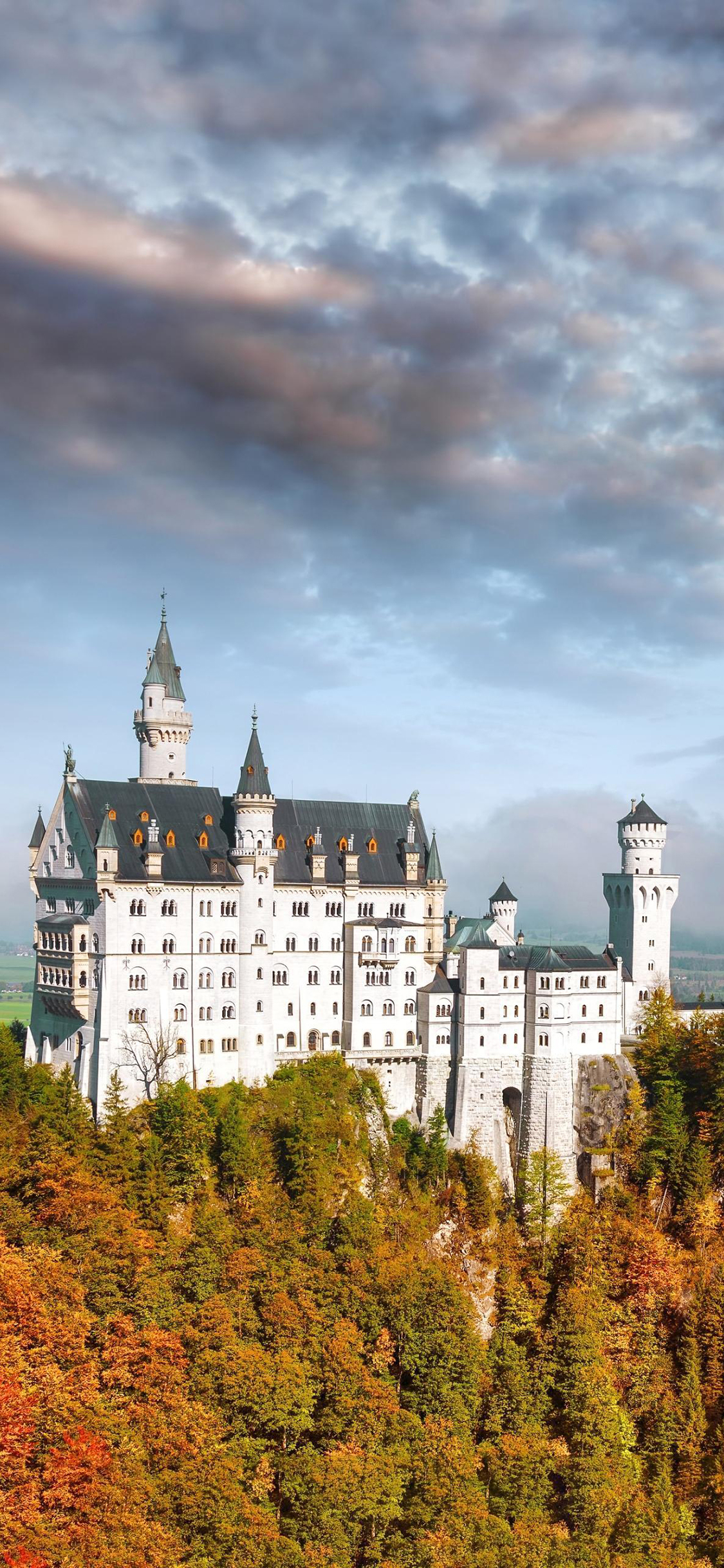 [2436×1125]建筑 城堡 欧式 复古 苹果手机壁纸图片