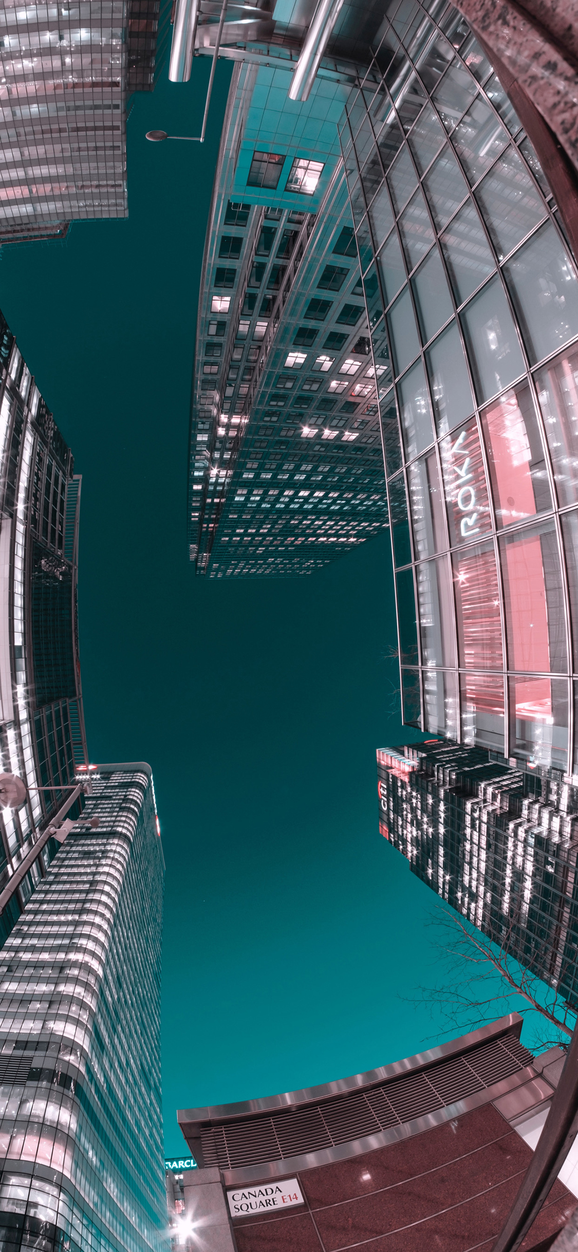 [2436×1125]建筑 城市 都市 繁华 天空 苹果手机壁纸图片