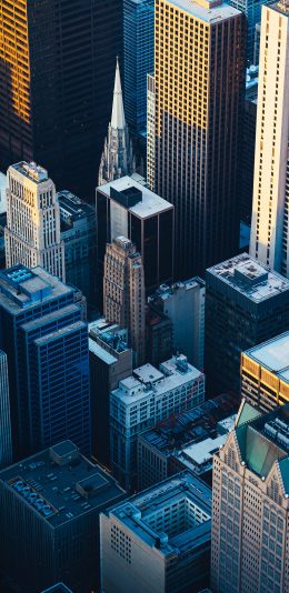 [2436x1125]建筑 城市 高楼大厦 都市 苹果手机壁纸图片