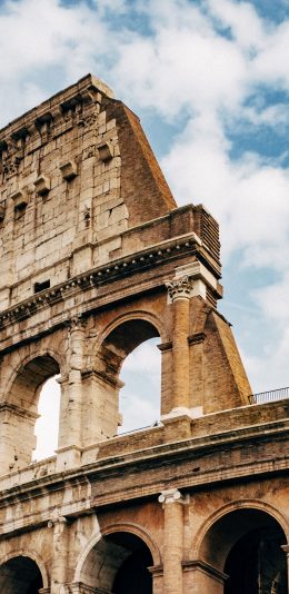 [2436x1125]建筑 墙壁 罗马斗兽场 景点 苹果手机壁纸图片
