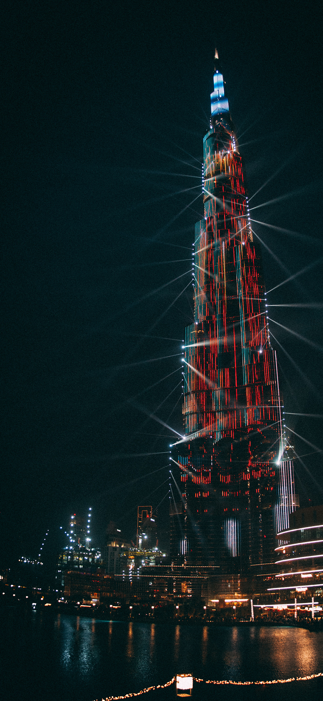 [2436×1125]建筑 夜景 灯光 夜晚 苹果手机壁纸图片