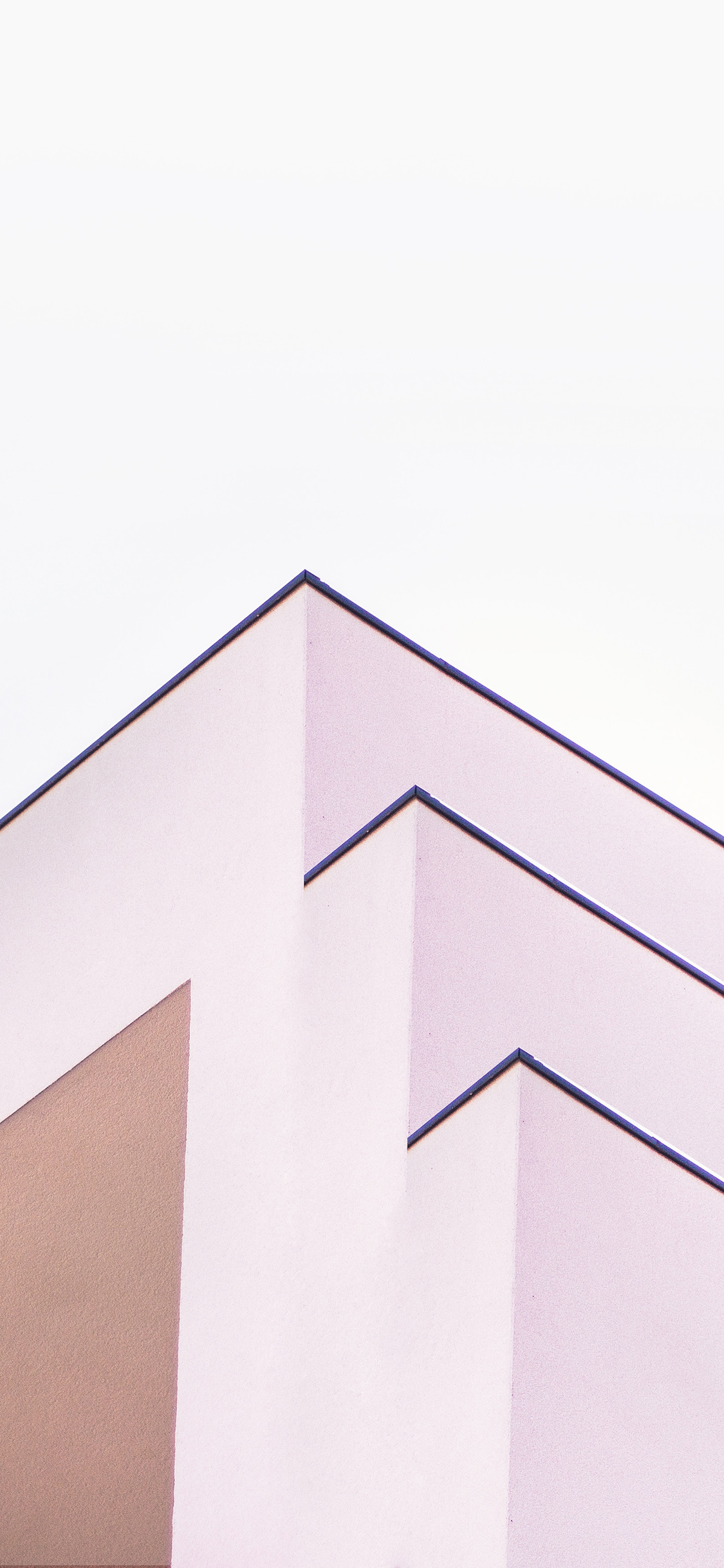 [2436×1125]建筑 天空 简约 一角 苹果手机壁纸图片