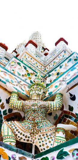 [2436x1125]建筑 寺庙 神像 信仰 苹果手机壁纸图片