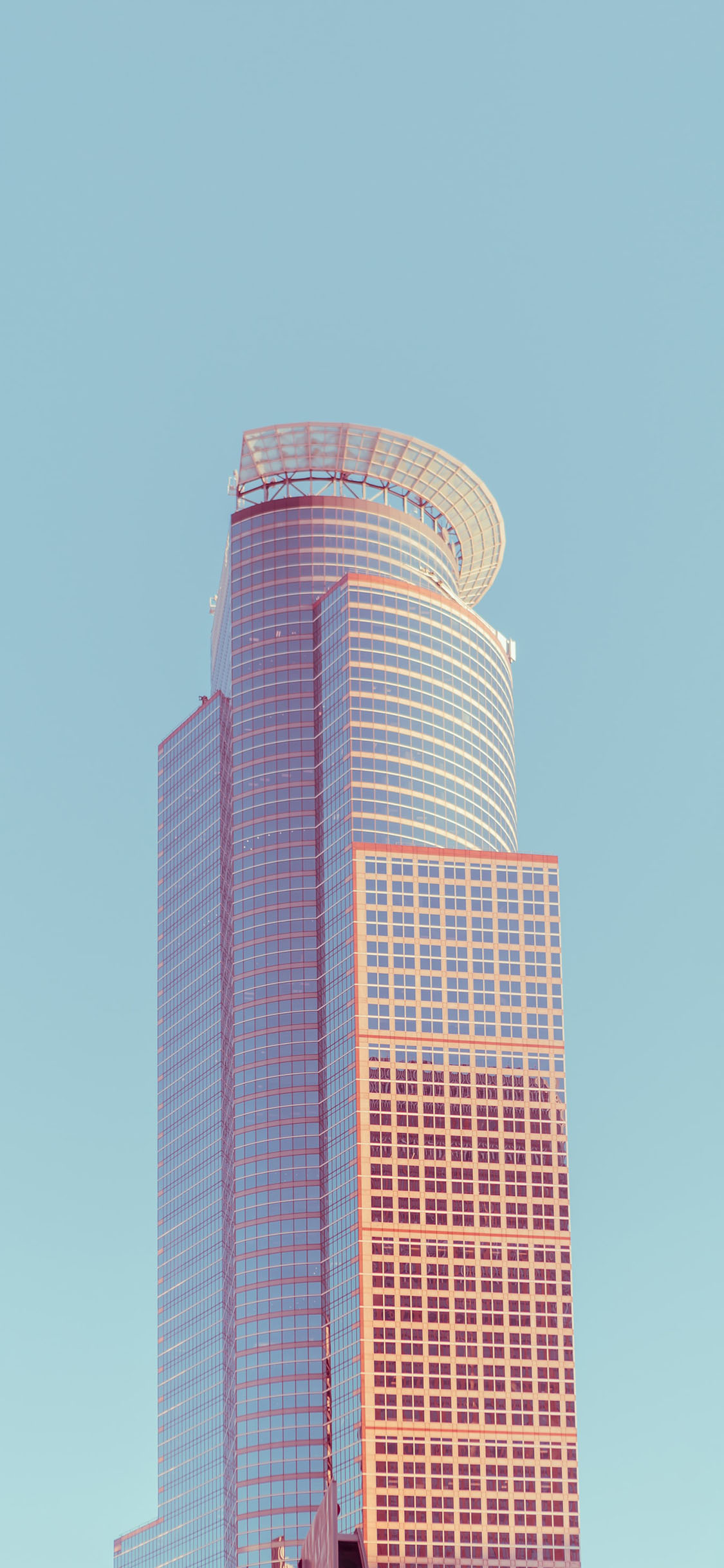 [2436×1125]建筑 建设 高楼大厦 天空 苹果手机壁纸图片