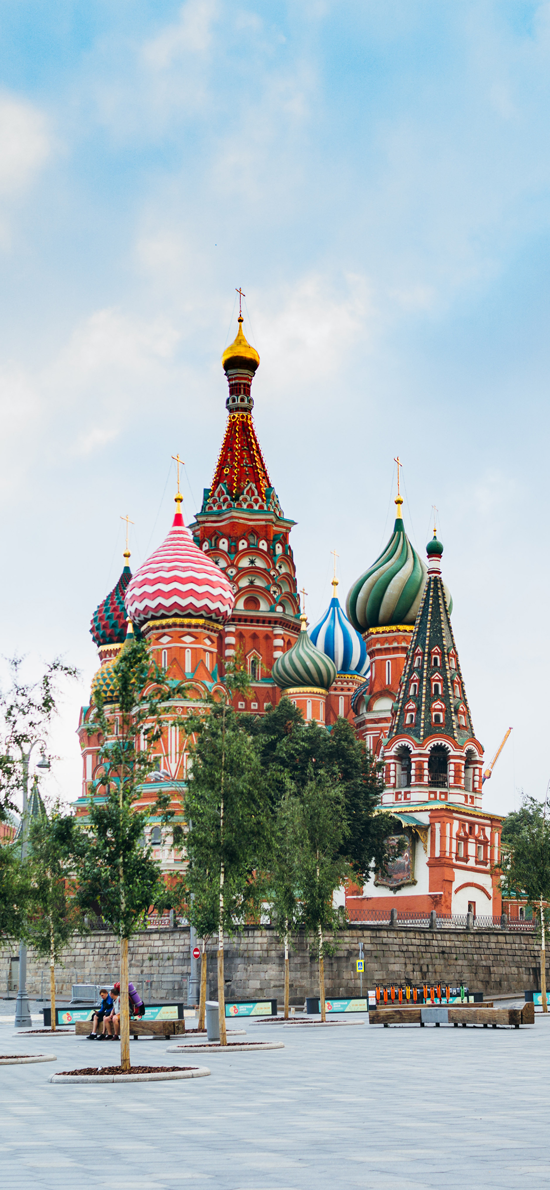 [2436×1125]建筑 异域 景点 色彩 设计 苹果手机壁纸图片