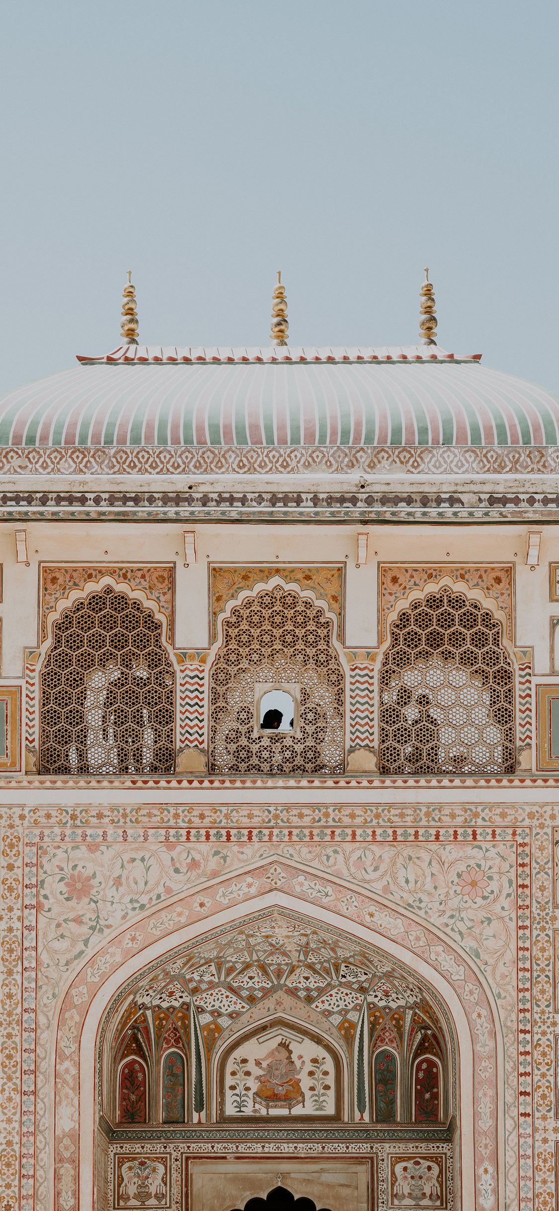 [2436×1125]建筑 异域 风情 异国 拱门 苹果手机壁纸图片