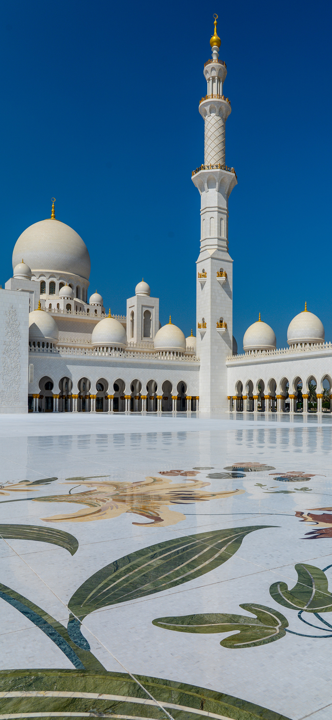 [2436×1125]建筑 异域风情 沙特 皇宫 苹果手机壁纸图片