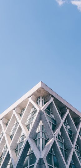 [2436x1125]建筑 户外 设计 蓝天 苹果手机壁纸图片