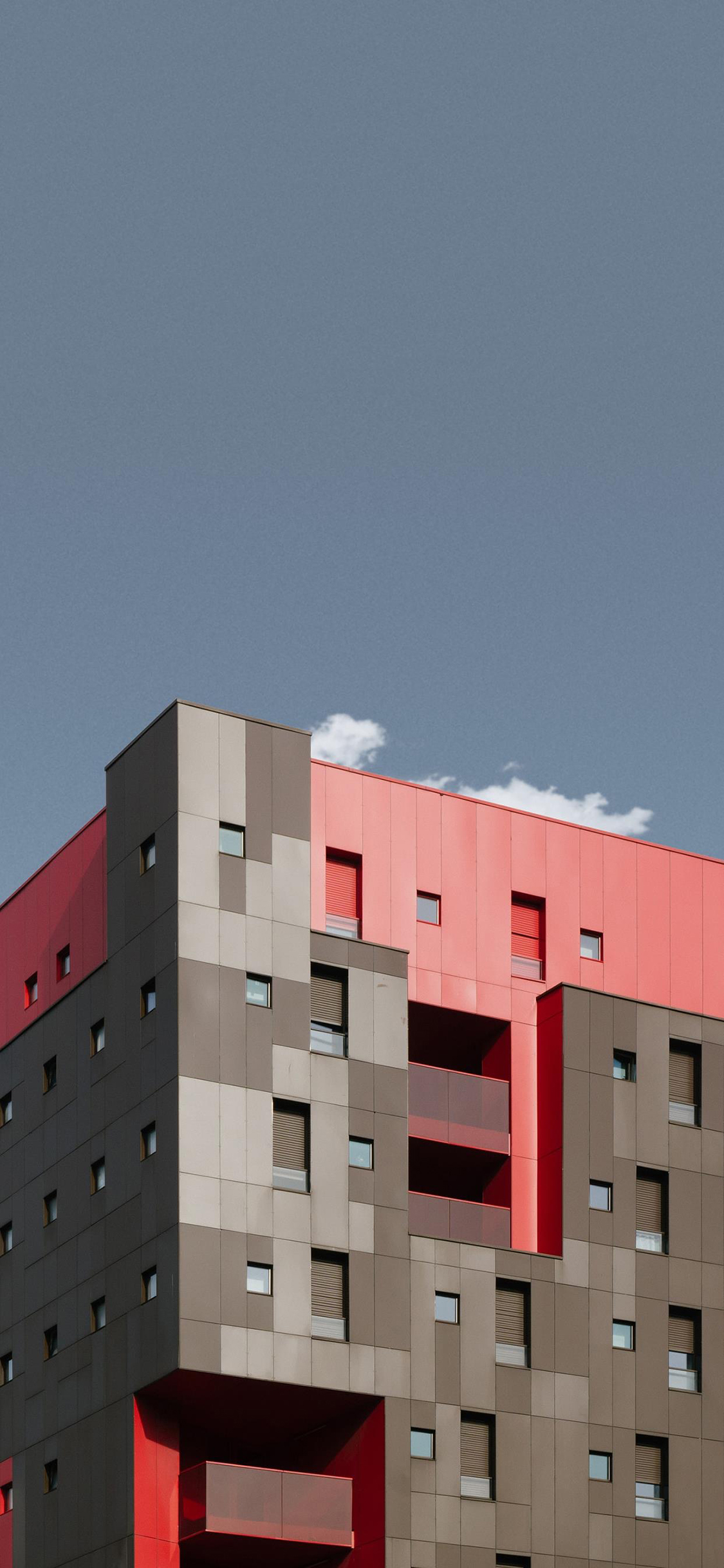 [2436×1125]建筑 房屋 楼房 几何 现代 苹果手机壁纸图片