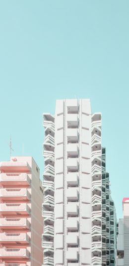[2436x1125]建筑 房屋 楼房 城市 苹果手机壁纸图片
