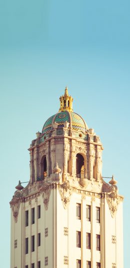 [2436x1125]建筑 教堂 圆顶 天空 苹果手机壁纸图片