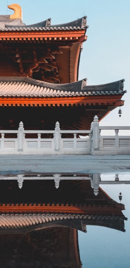 [2436x1125]建筑 景点 城楼 故宫 苹果手机壁纸图片