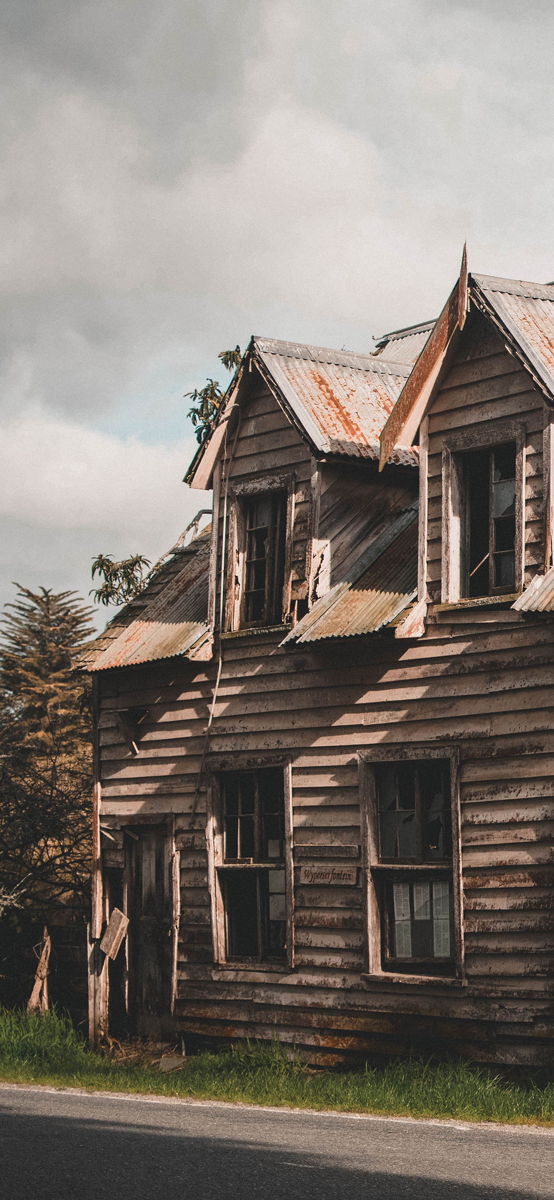 [2436×1125]建筑 木屋 设计 居住 苹果手机壁纸图片
