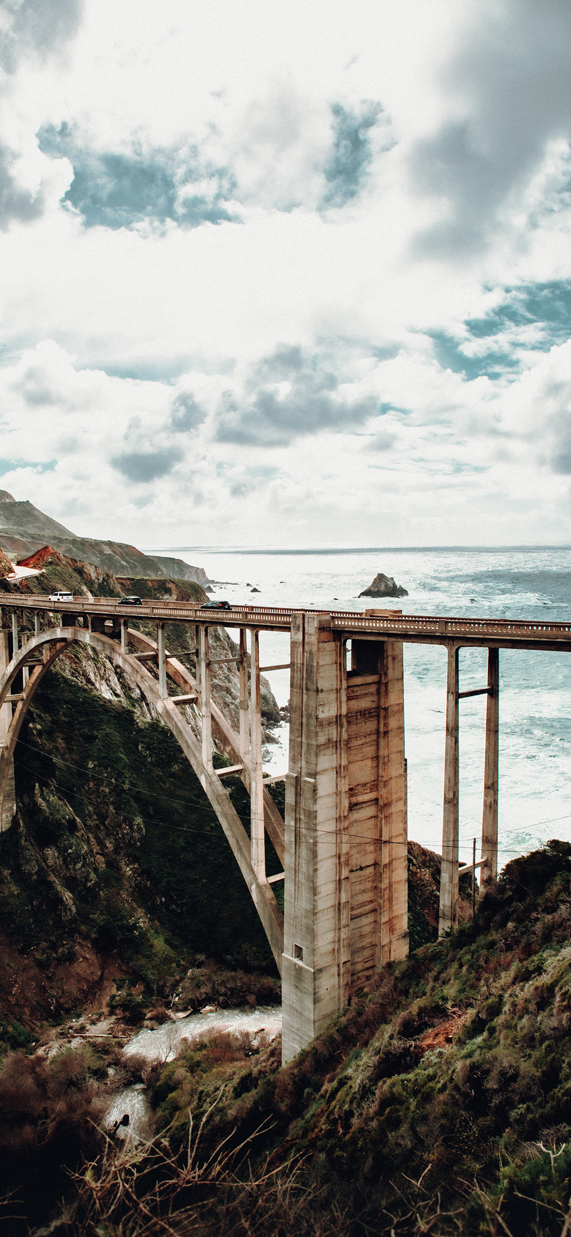 [2436×1125]建筑 桥梁 通行 风景 苹果手机壁纸图片