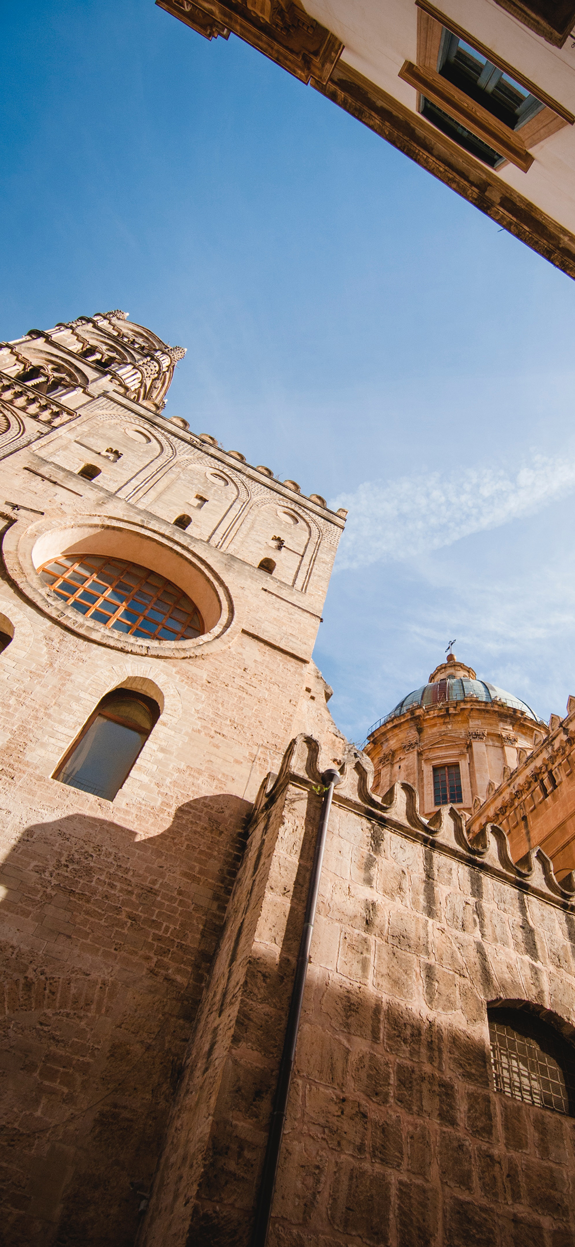 [2436×1125]建筑 欧式 堡垒 复古 苹果手机壁纸图片