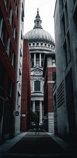 [2436x1125]建筑 欧洲 异国 城市 街道 苹果手机壁纸图片