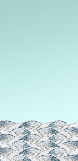 [2436x1125]建筑 特色 创意 天空 设计 苹果手机壁纸图片