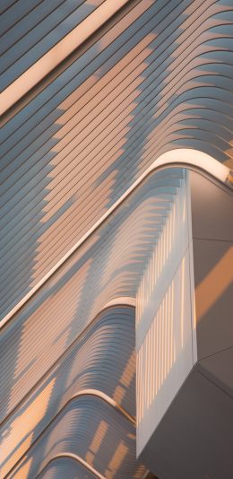 [2436x1125]建筑 现代 流线 光影 苹果手机壁纸图片